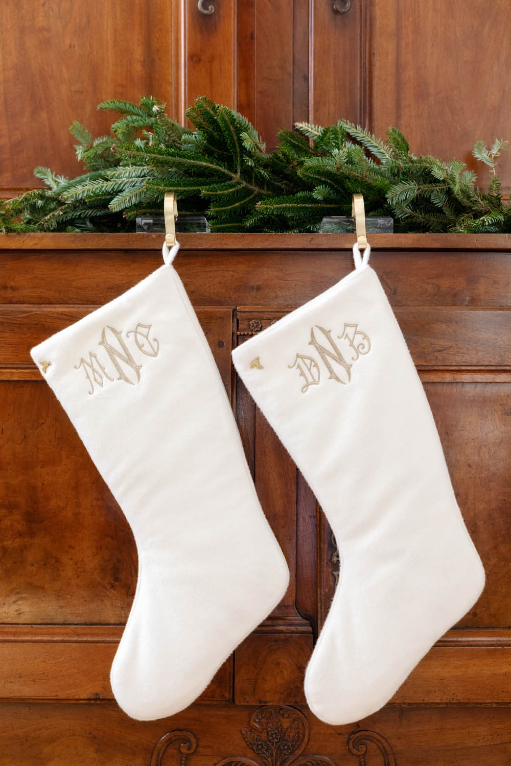 Ivory Christmas Stocking