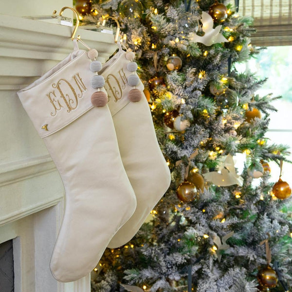 Ivory Christmas Stocking