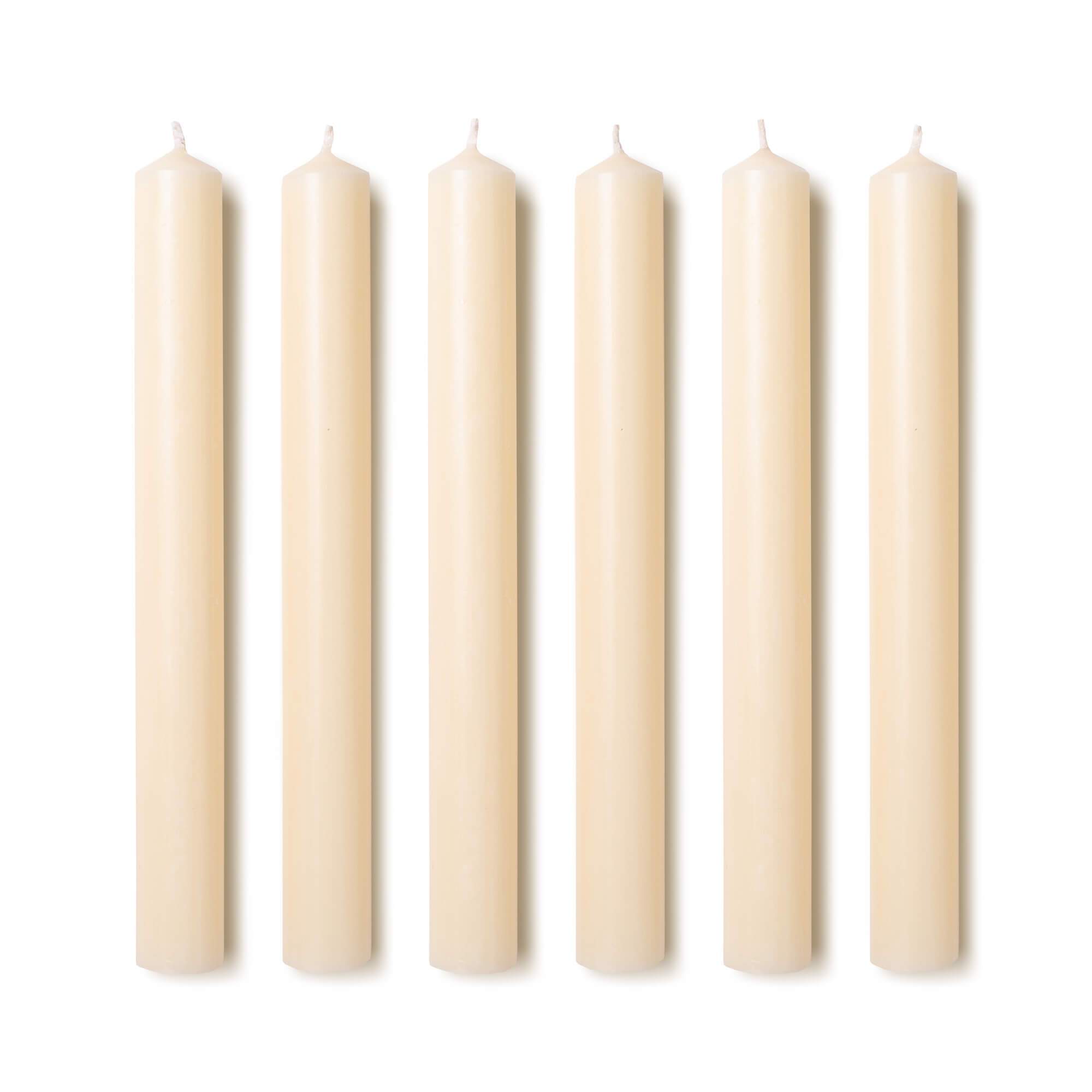 Dinner Candles in Foxglove Ivory