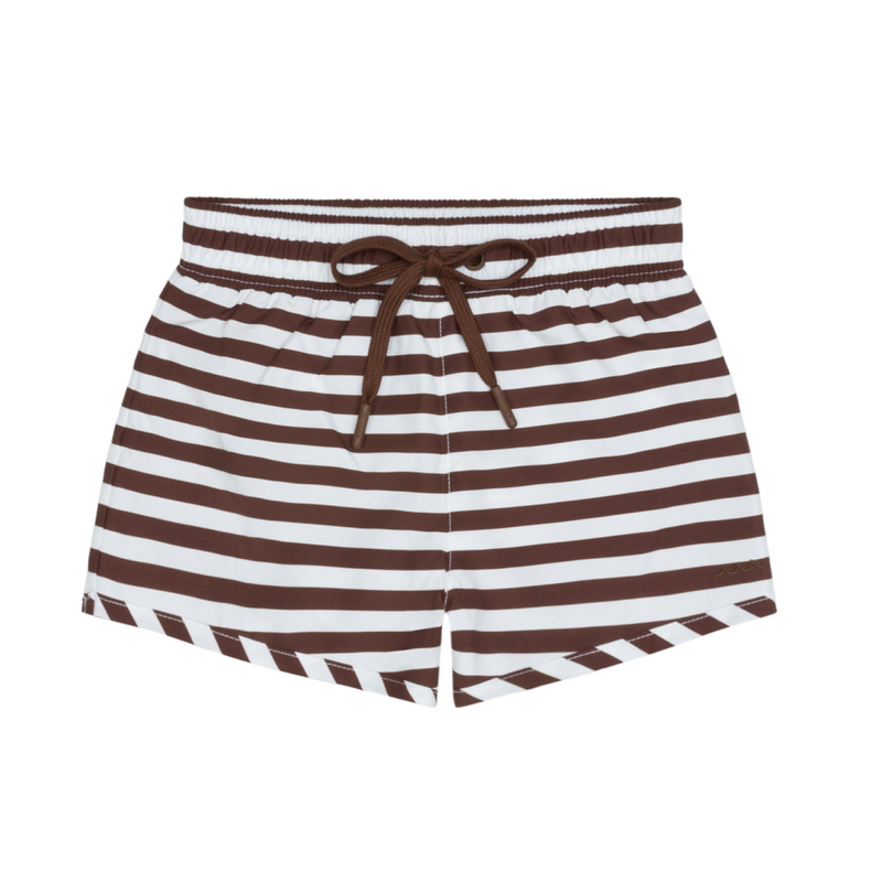 Boys’ Cocoa Stripe Boardie