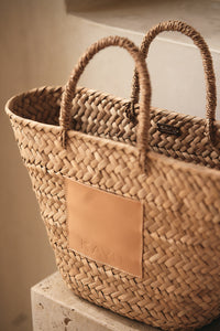 Francisca Straw Tote in Natural