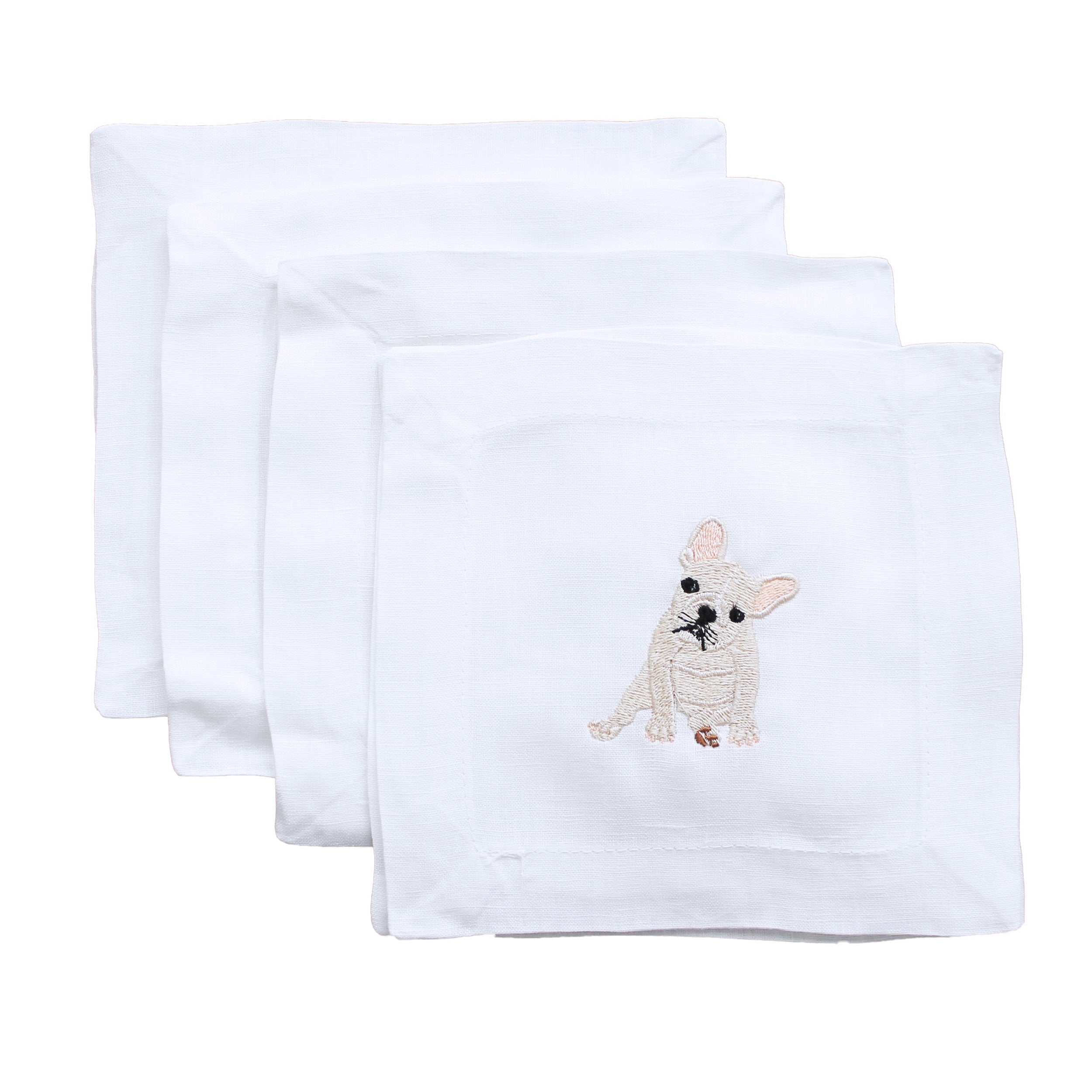 French Bulldog Cocktail Napkins