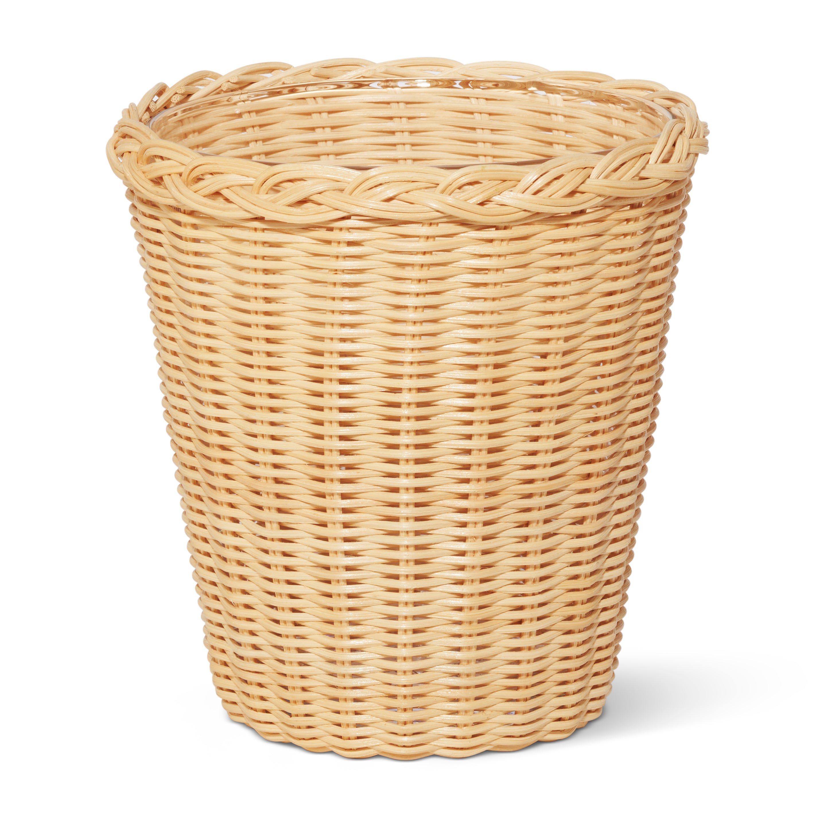 Freya Wicker Vase in Natural