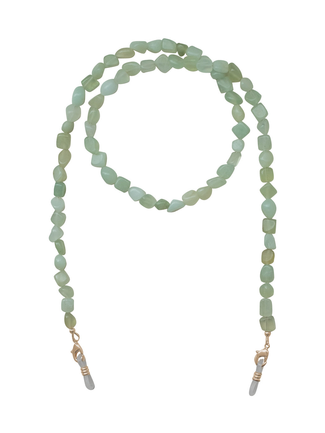 Gemstone Sunglass Chain in Light Green