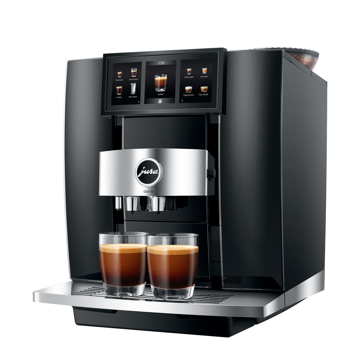 Giga 10 Fully Automatic Coffee Machine in Diamond Black