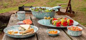 Oval Platter in Sea Glass