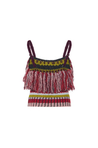 Goldie Fringe Top