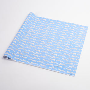 Leaping Leopards Wrapping Paper In Sky