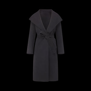 Gabriella Cashmere Coat in Black