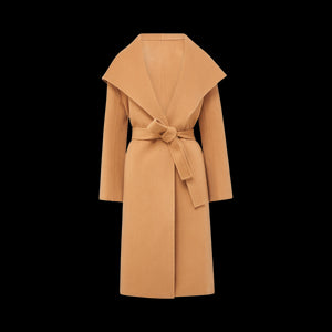 Gabriella Cashmere Coat in Camel