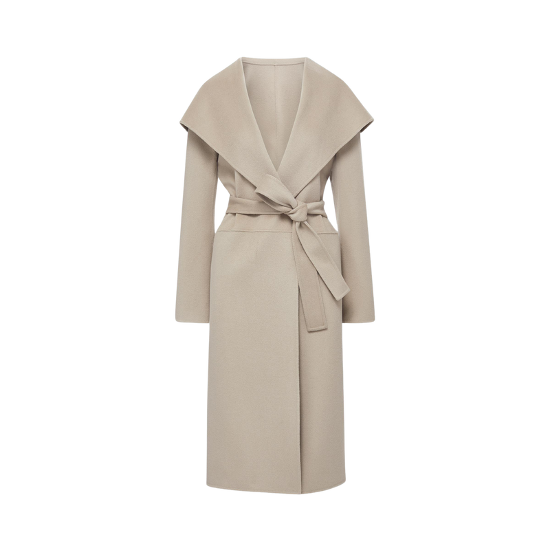 Gabriella Cashmere Coat in Oatmeal