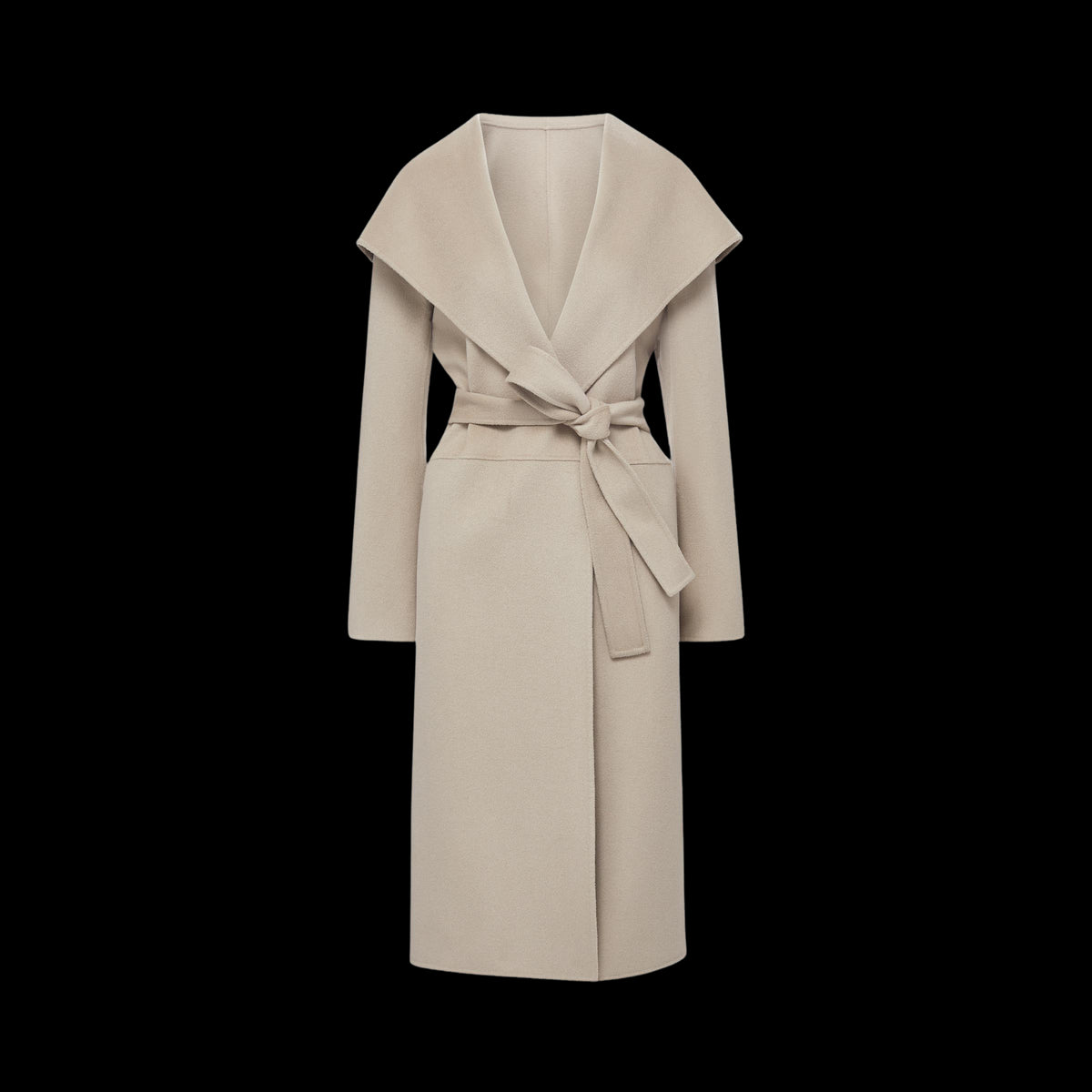 Gabriella Cashmere Coat in Oatmeal