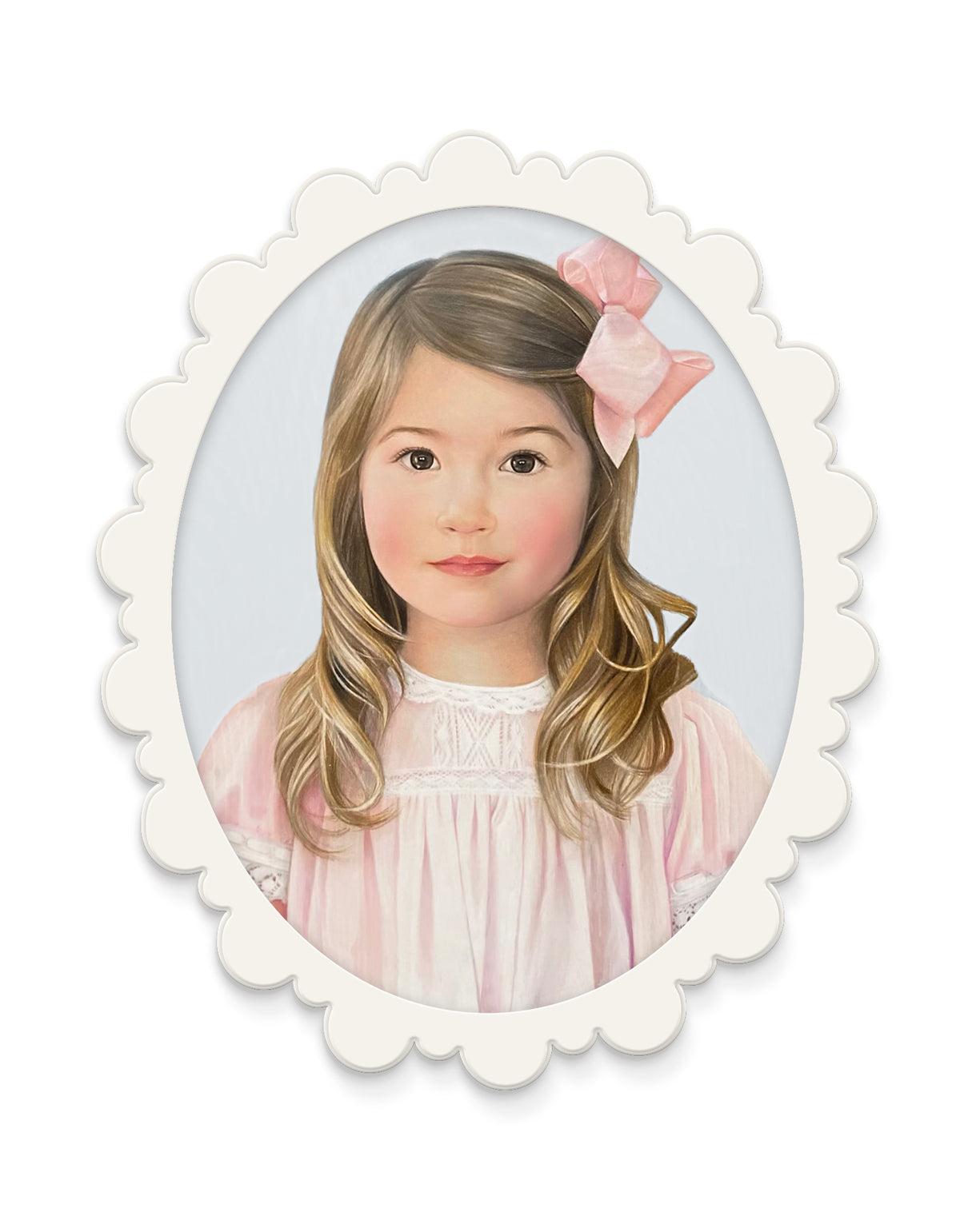 Fleur x Natalie Erwin Magazine Oval Portrait Wall Frame, 22" x 27.5"