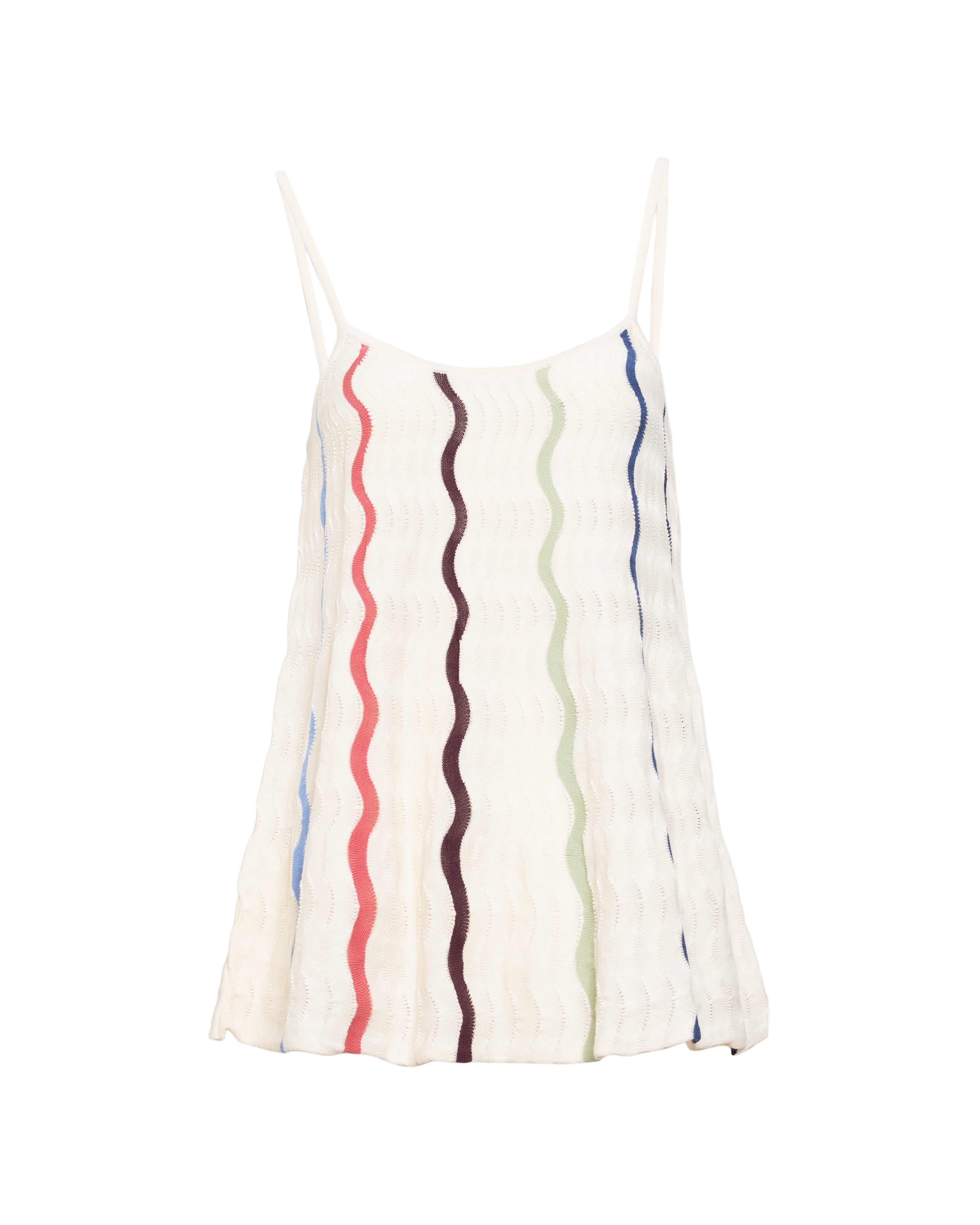 Gigi Knit Tank in Cream Multi