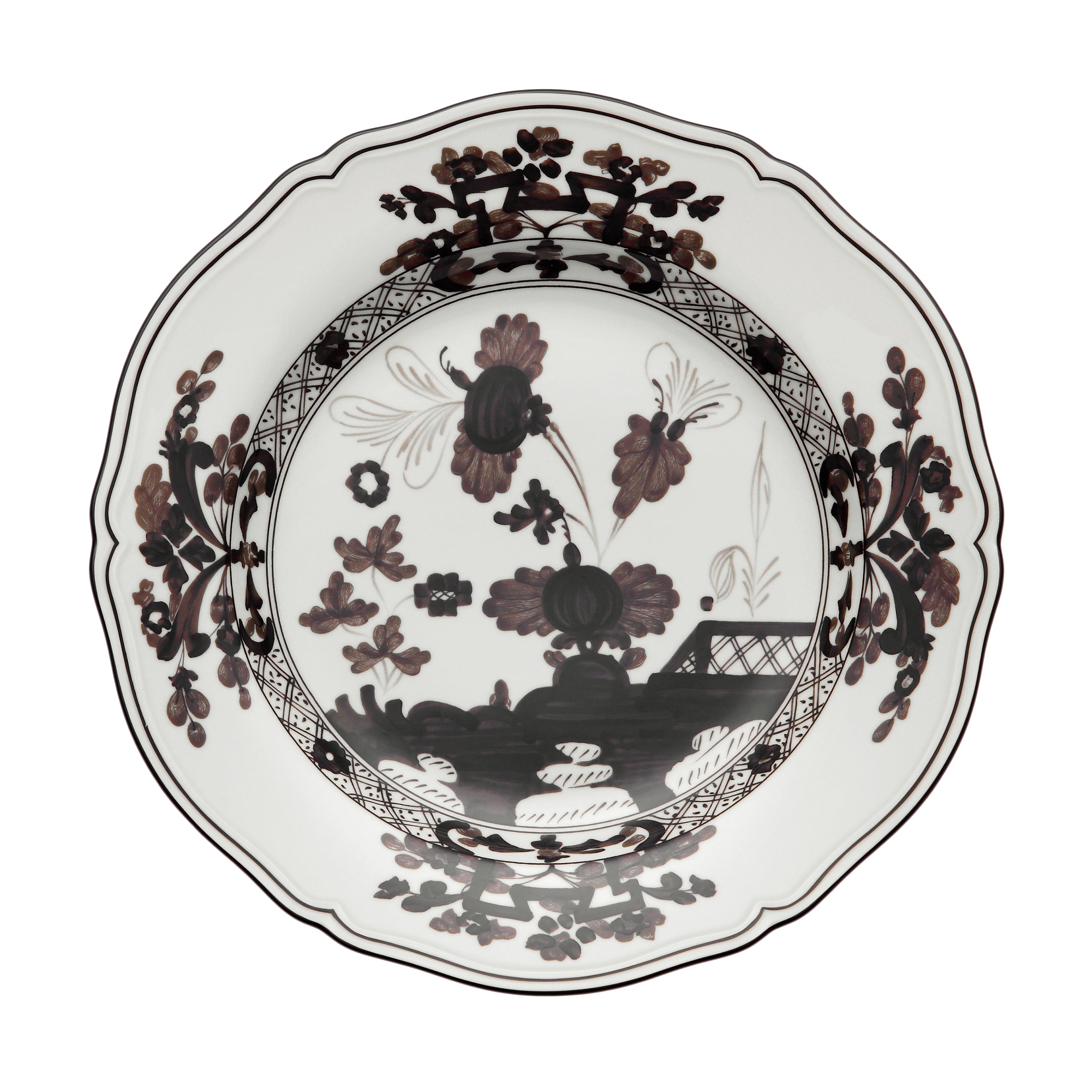 Oriente Italiano Charger Plate in Albus