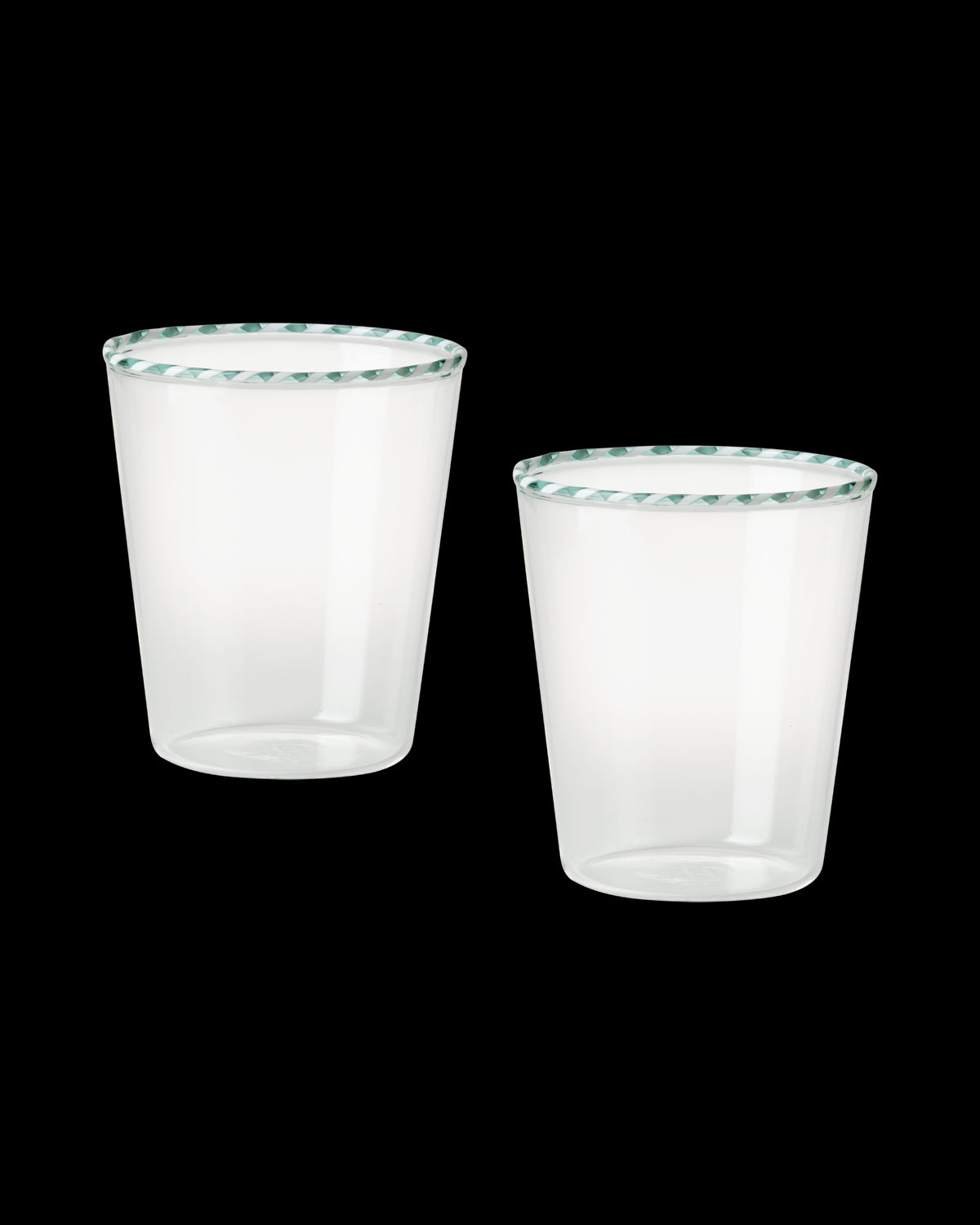 Twist Tumblers in Green