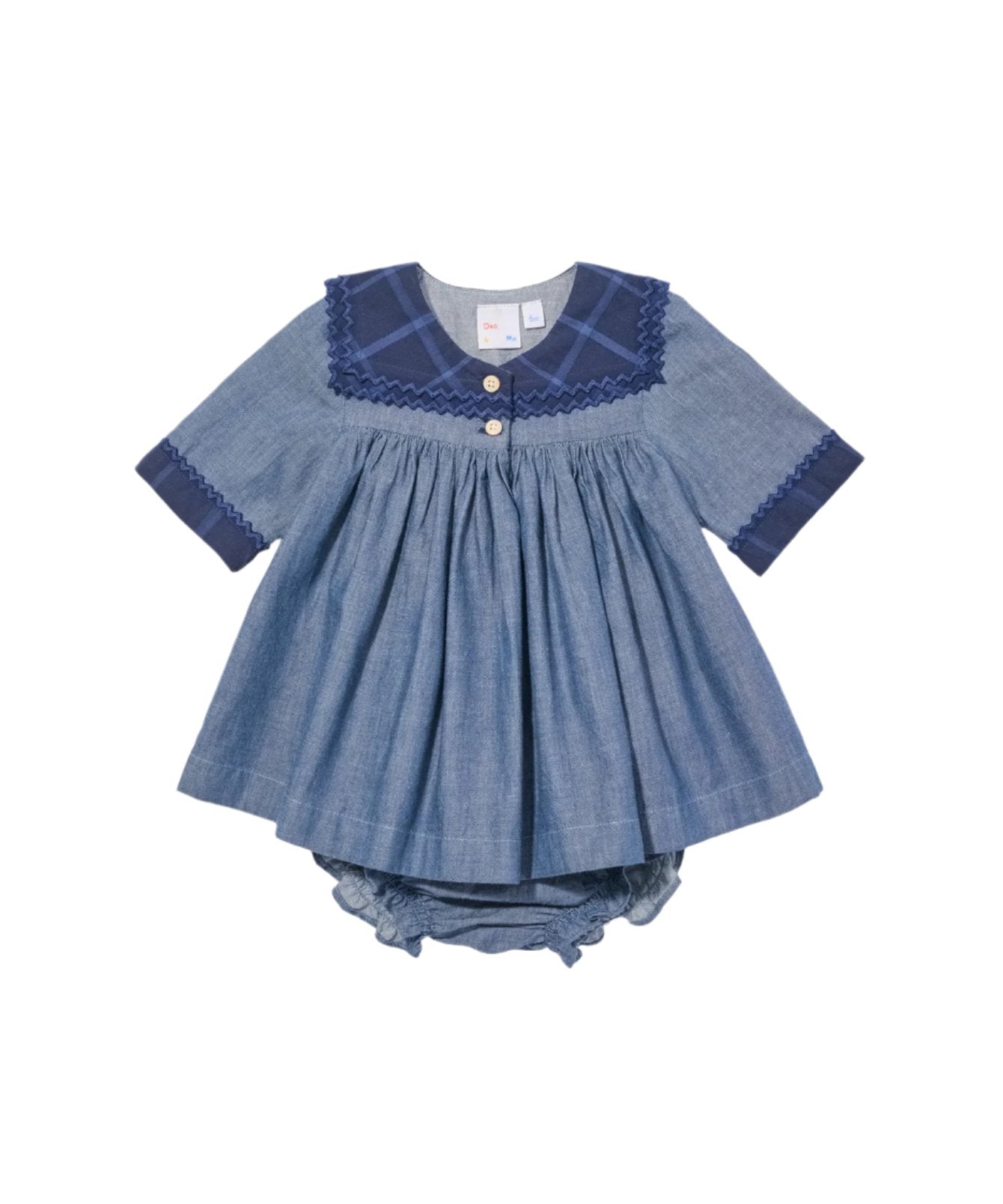 Grace Baby Dress in Denim