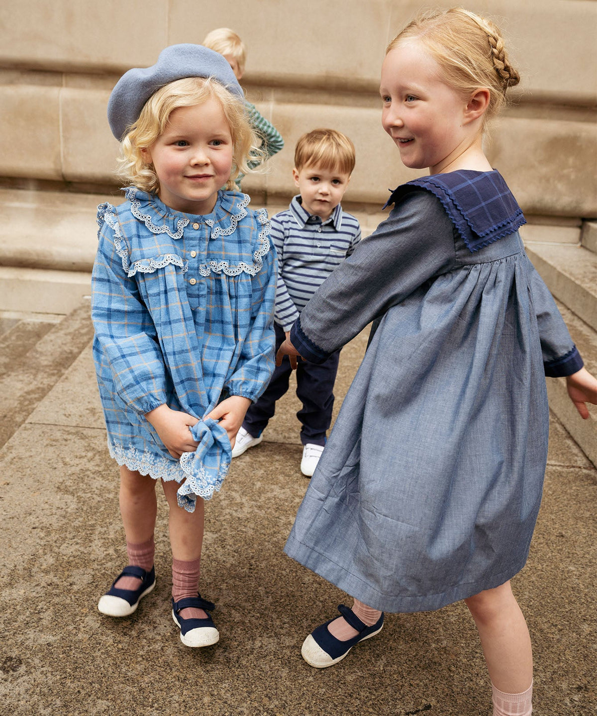 Grace Dress in Denim