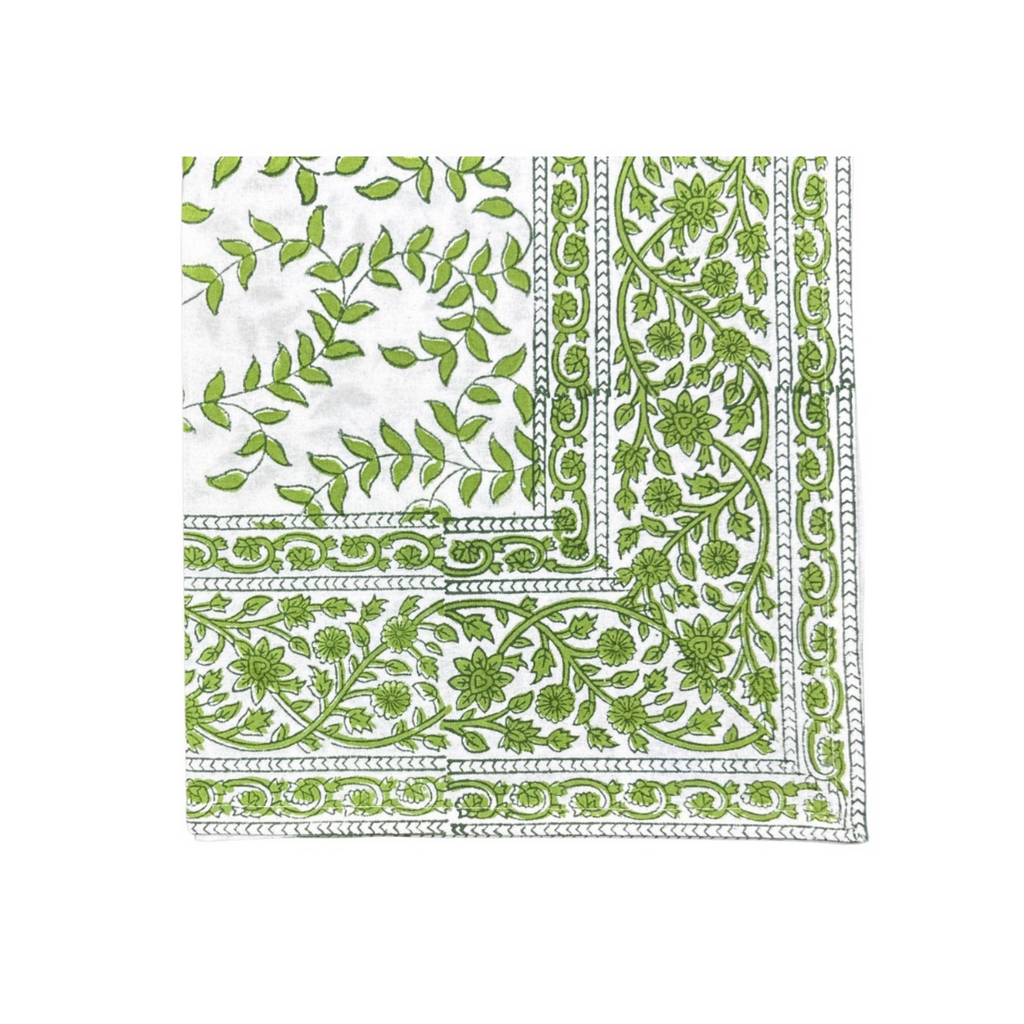 Green Leaves Napkins, Set of 4