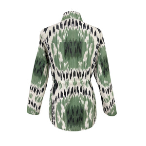 Green Rainbow Ikat Jacket