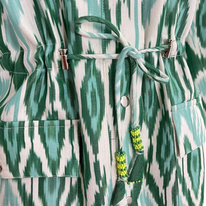 Green Silk Ikat Jacket