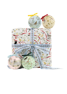 Riley Sheehey “12 Days of Christmas“ Ornaments, Set of 4