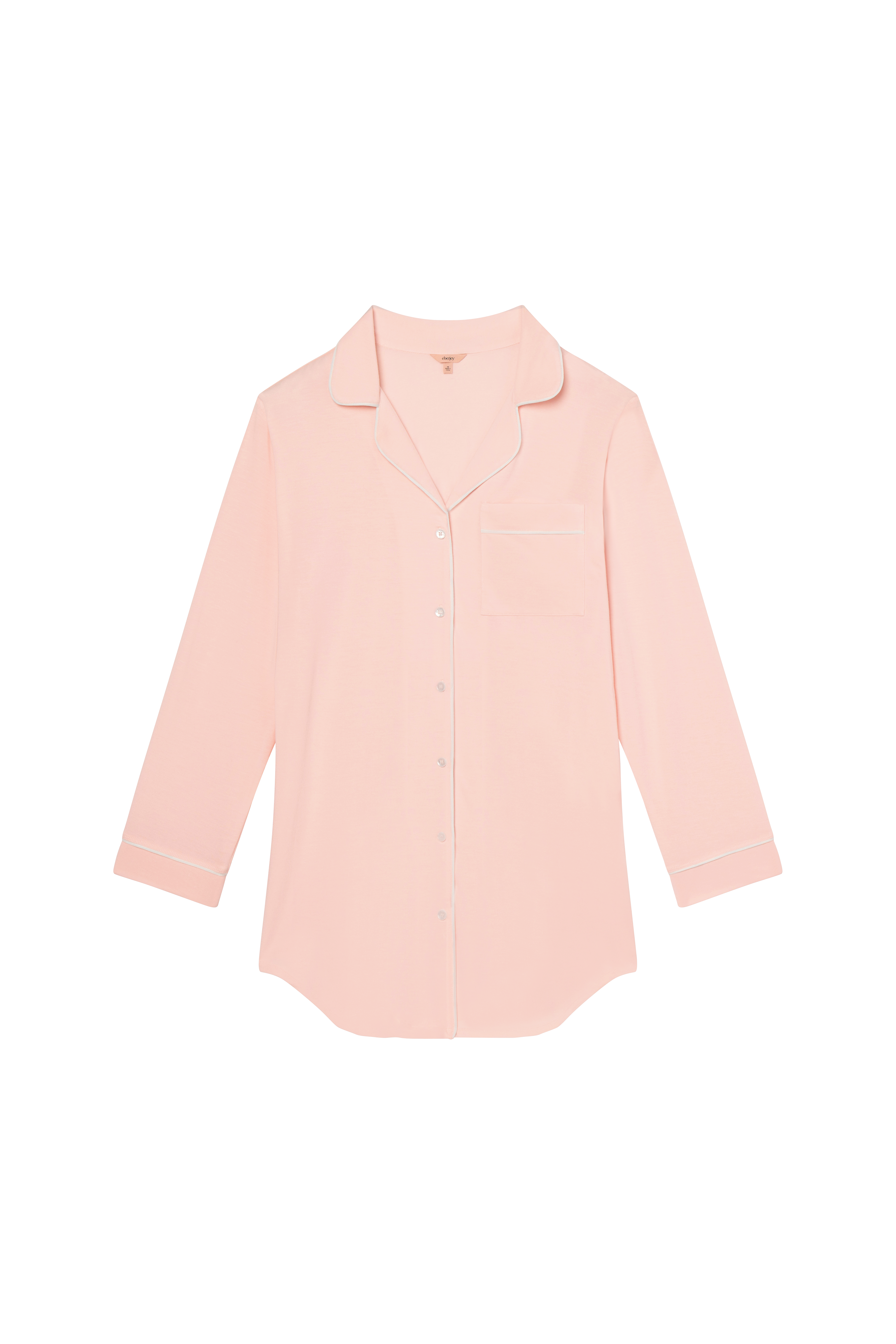 Gisele Sleepshirt in Petal Pink/Ivory