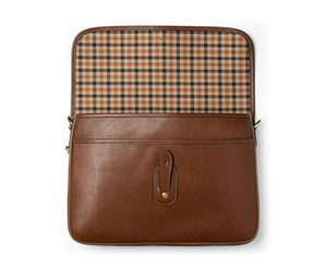 Harlow IV No. 206 | Vintage Chestnut Leather Messenger Bag