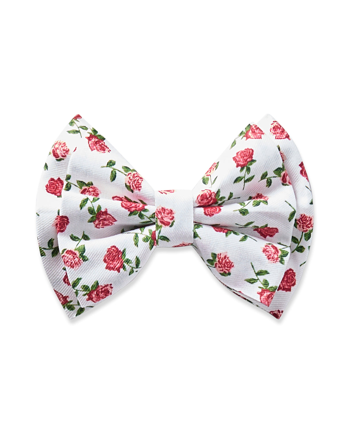 Girl’s Twill Hair Bows in Petite Petals