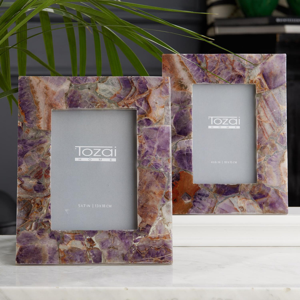 Amethyst Photo Frame Includes, Set of 2