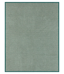 Houndstooth Blanket in Evergreen