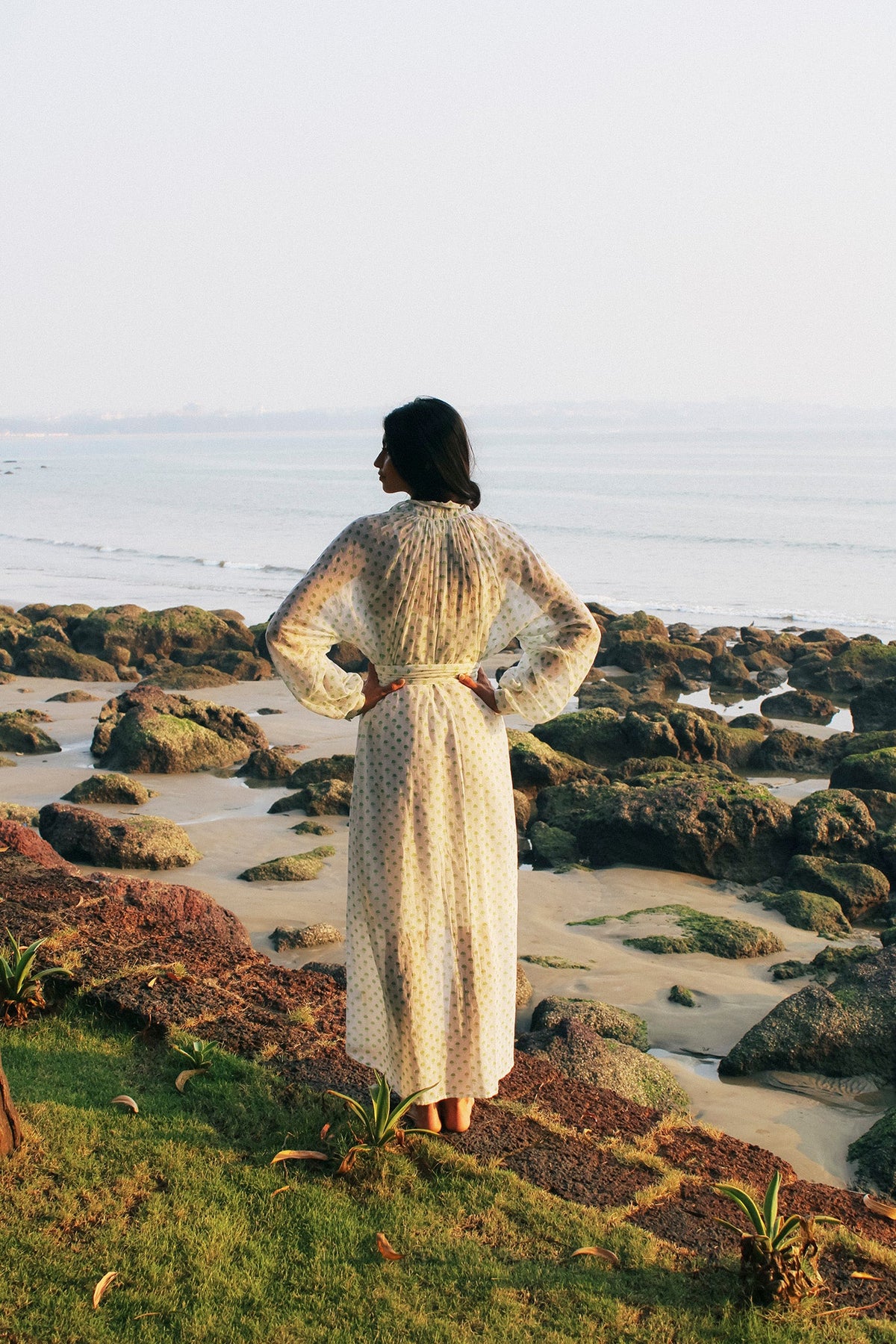 Akane Dress in Seafoam