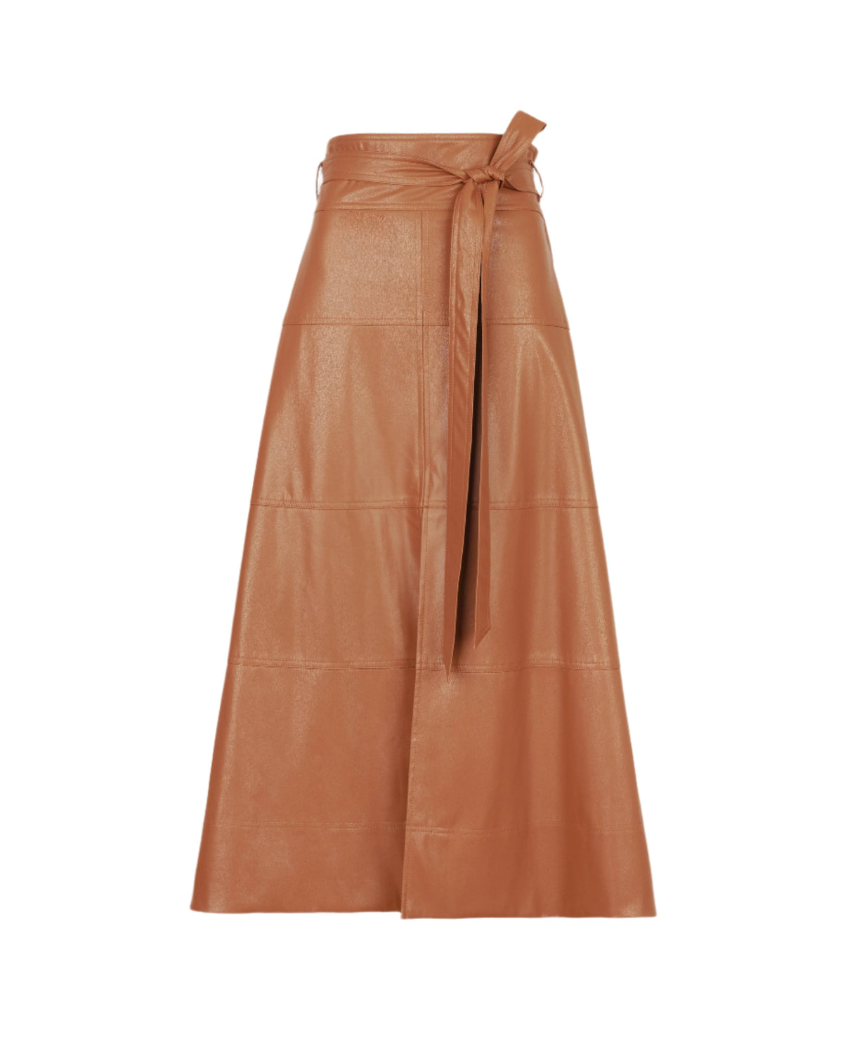 Hudson Skirt in Saddle Brown