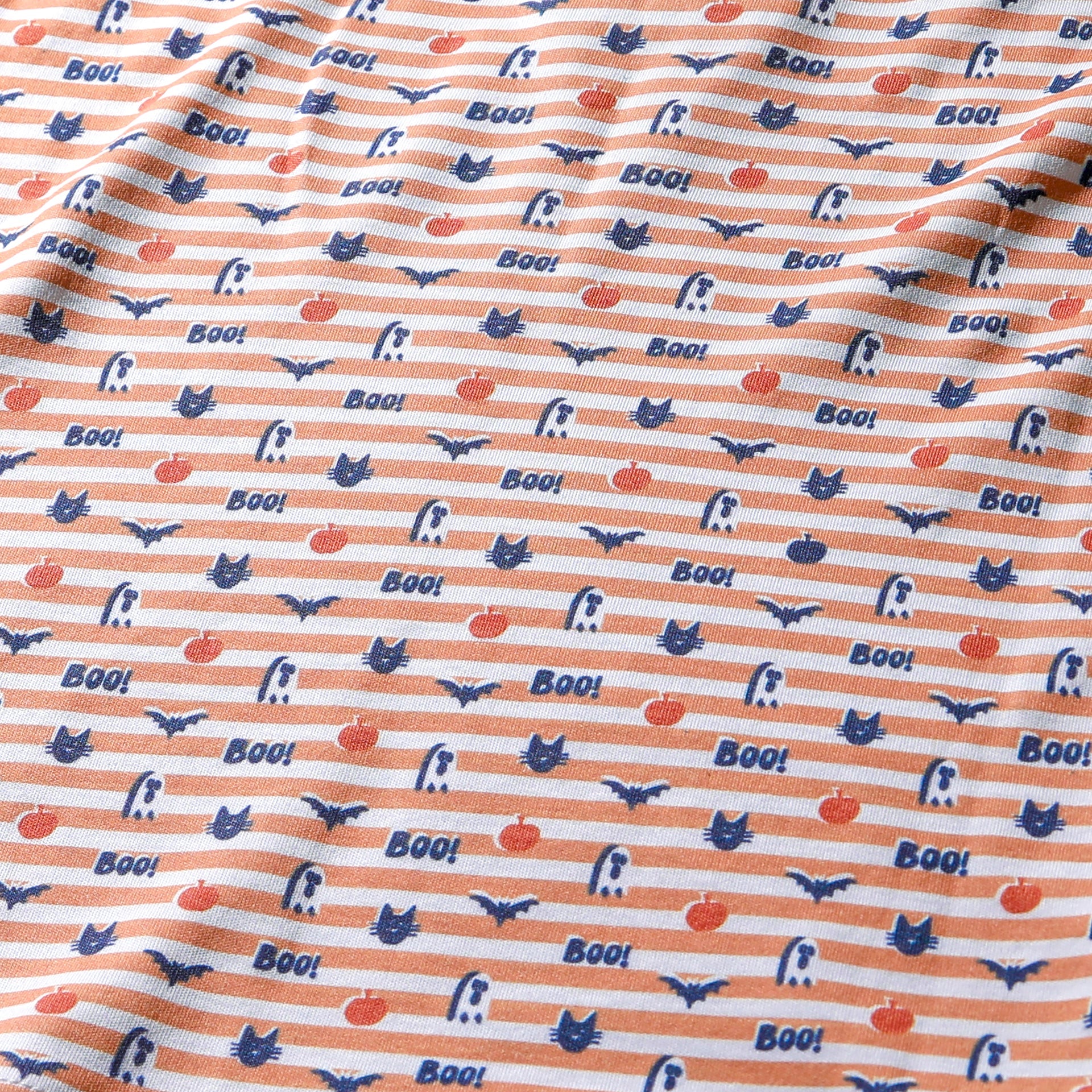 Boo! Halloween Two-Piece Kids Henley Pajamas