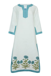 Hampton Caftan in Blue Flower