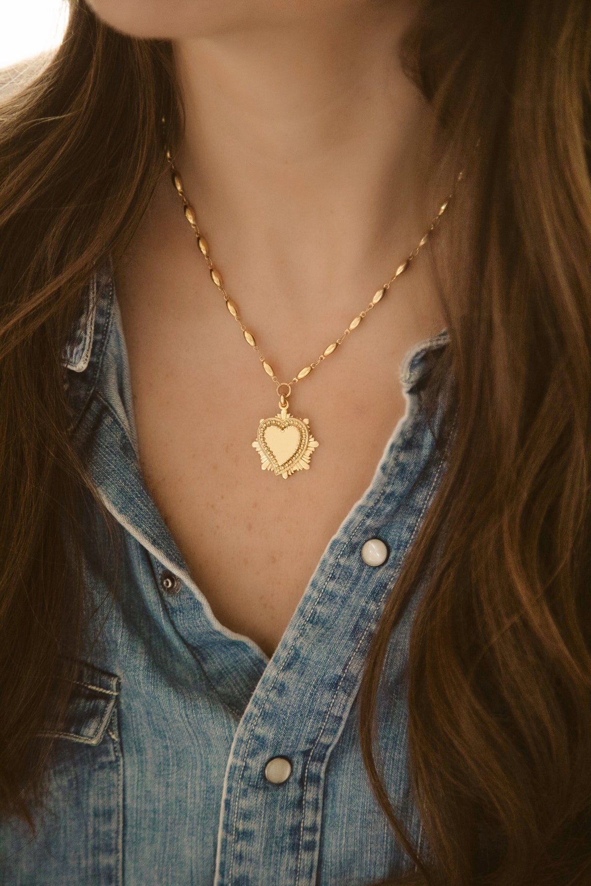 Heart On Fire Necklace