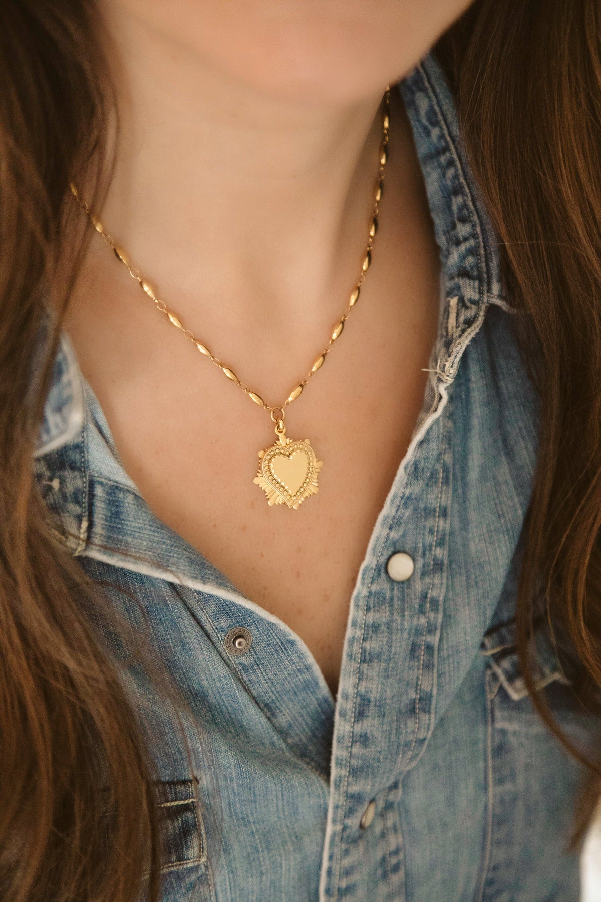 Heart On Fire Necklace