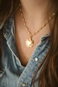 Heart On Fire Necklace