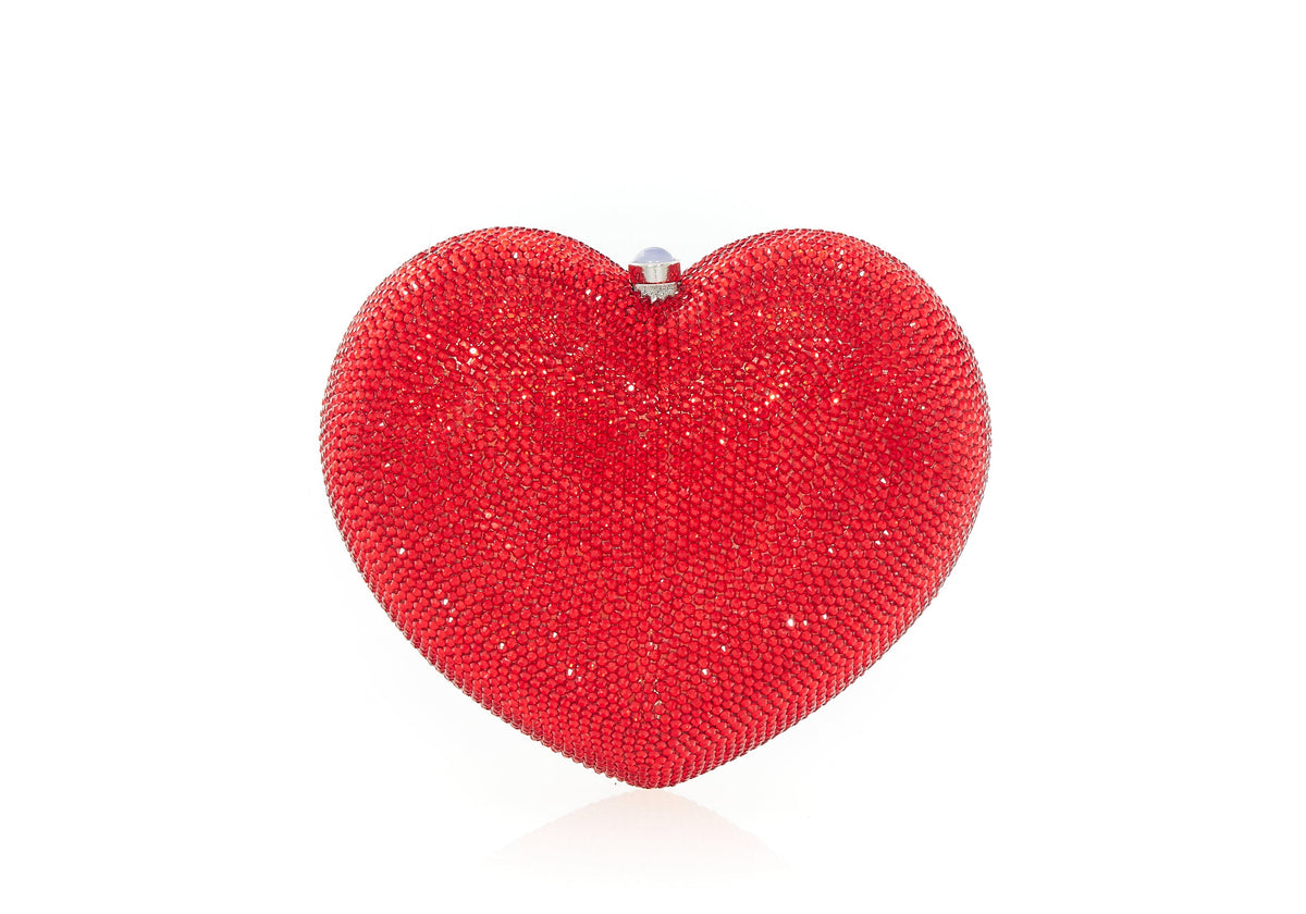 Petit Coeur L’amour Clutch in Red