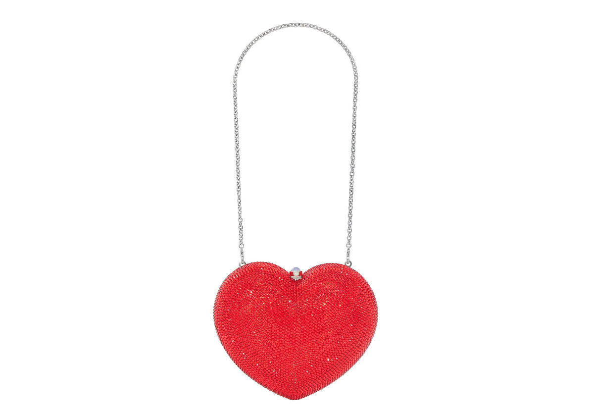 Petit Coeur L’amour Clutch in Red