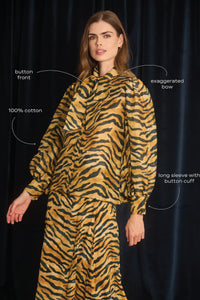 Tess Blouse in Tiger