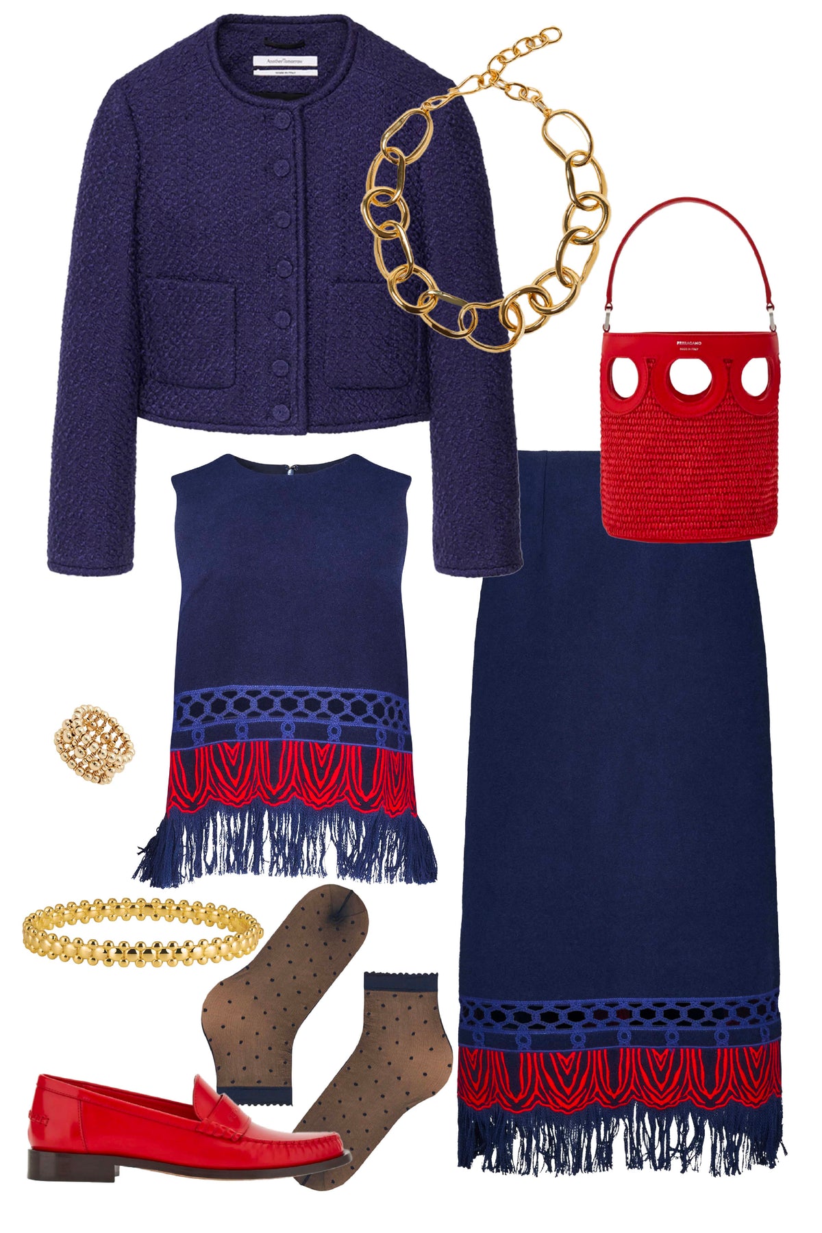 Astor Top in Midnight Wool