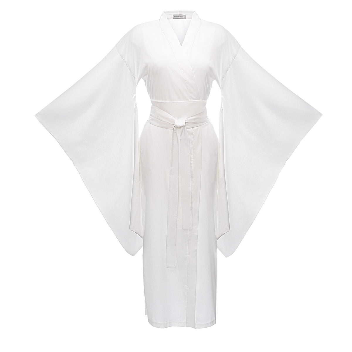 Long Silky Satin Kimono Robe