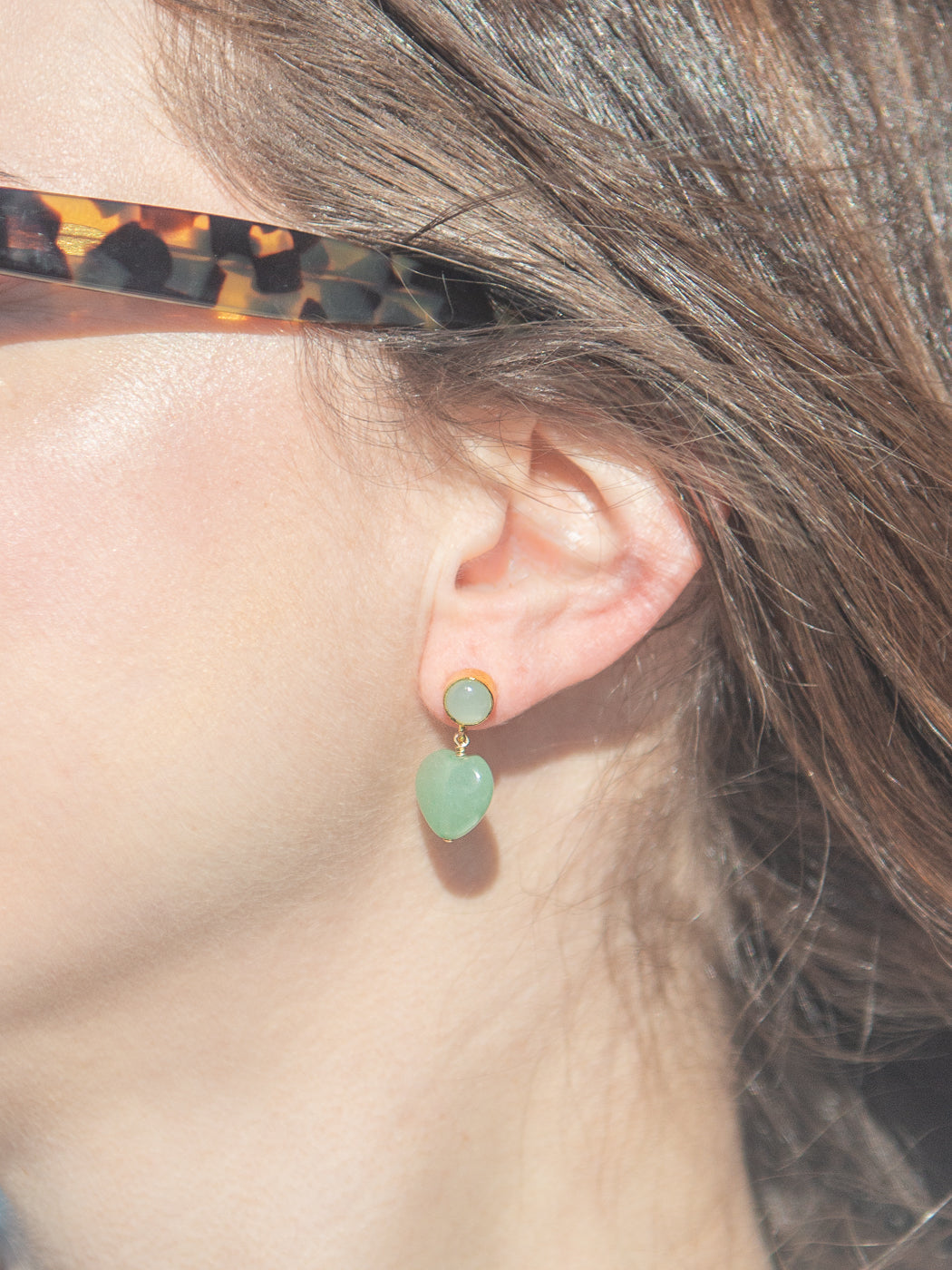 Rosie Earrings in Green
