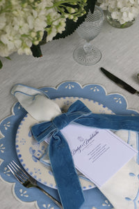 Peony Blue Placemats, Set of 4