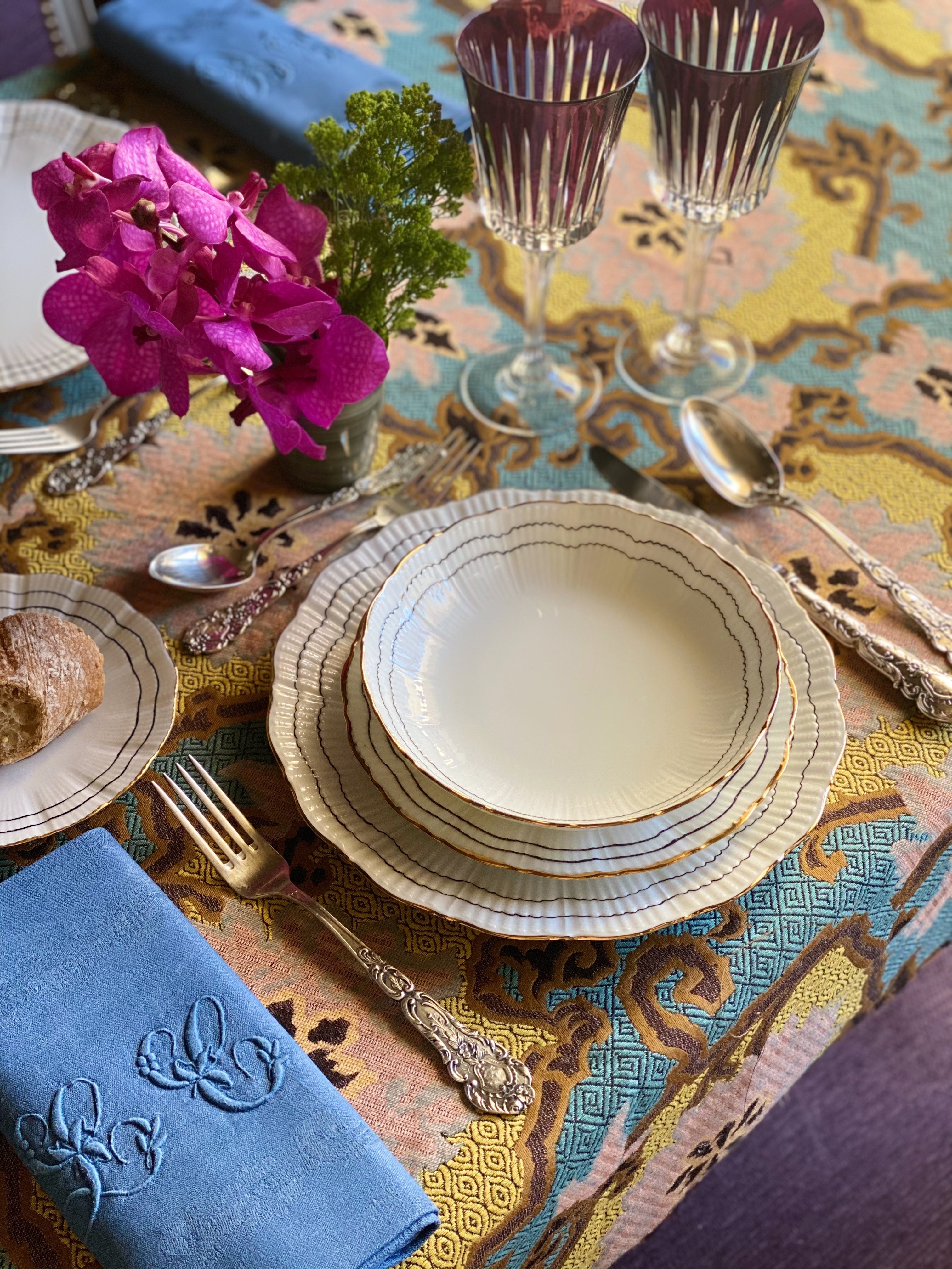 Coral Soup & Pasta Plate