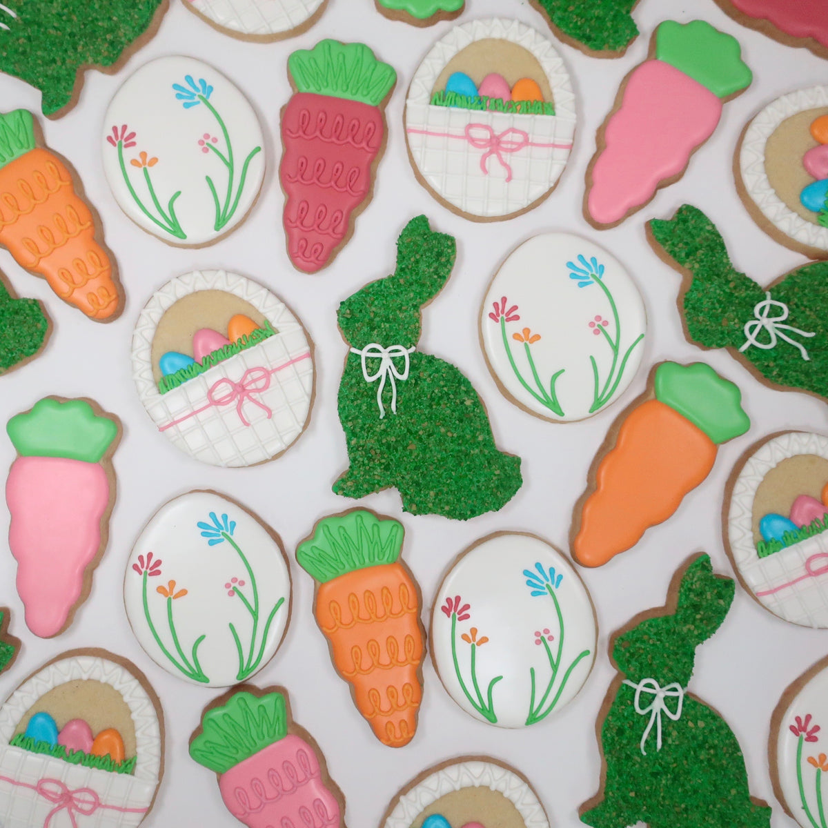 Topiary Bunny Cookies, Set of 6