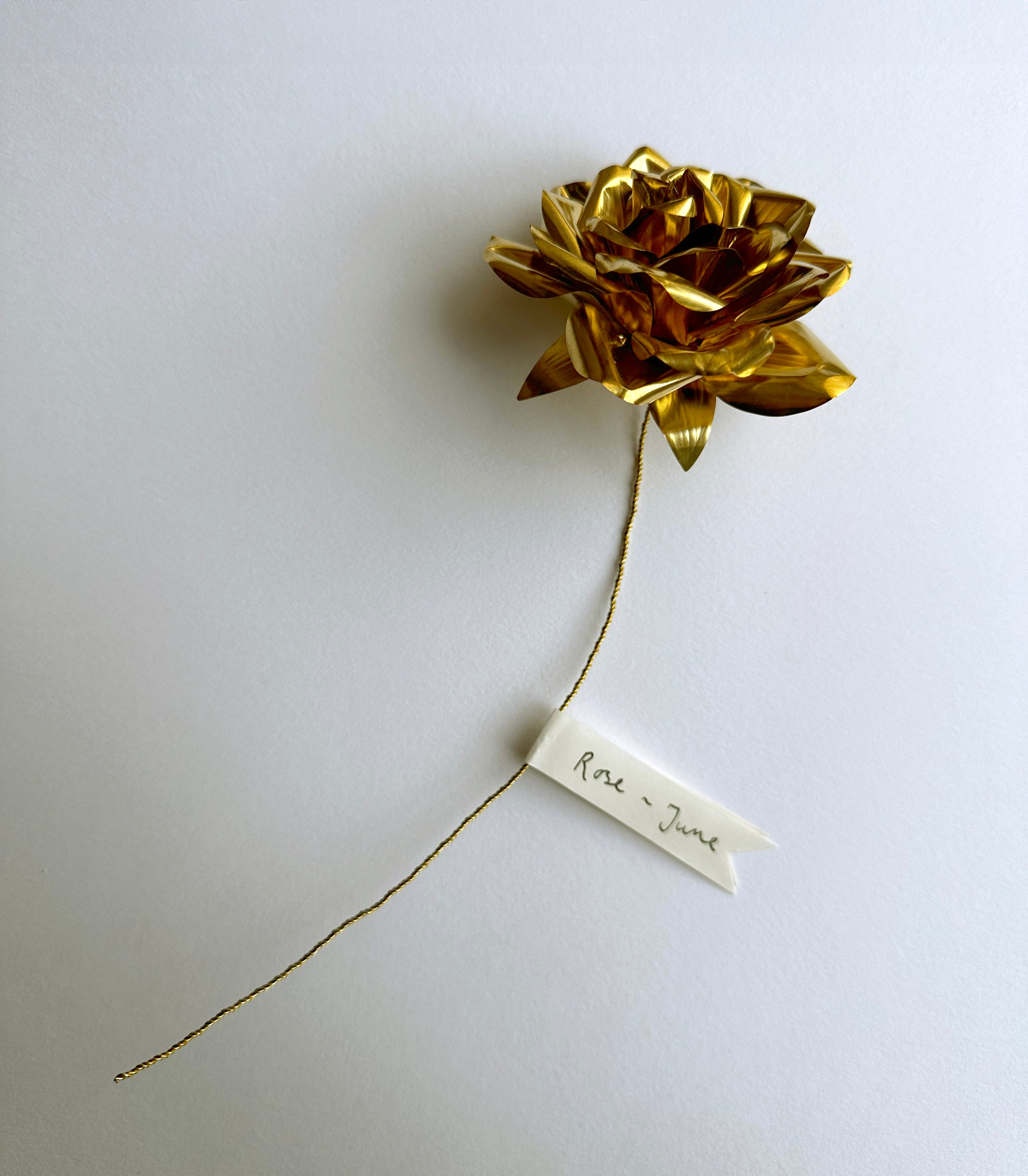 Rose Brass Flower