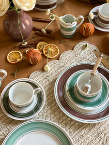 Tangerine Dinner Plate In Brown