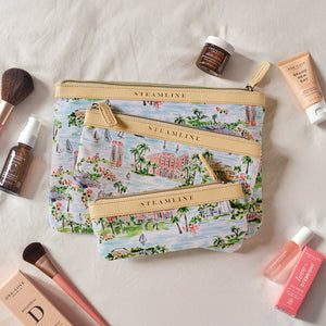 The Hamilton Princess Bermuda x SteamLine Cosmetic Case Set